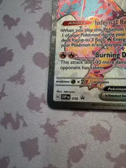 Pokemon TCG Charizard EX 056 Scarlet & Violet Holo Black Star Promo NM - Image 3