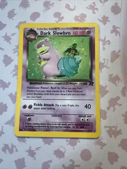 Dark Slowbro 12/82 Pokemon TCG Team Rocket Unlimited Holo LP/MP - Image 1