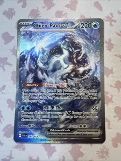 Pokemon Chien-Pao ex Special Illustration Rare SV02: Paldea Evolved 261/193 NM - Image 1