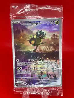 Pokemon TCG Teal Mask Ogerpon SVP123 Black Star Promo Twilight Masquerade SEALED - Image 1