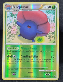Pokemon TCG Vileplume - 24/90 - Rare - Reverse Holo - Undaunted NM - Image 1
