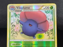 Pokemon TCG Vileplume - 24/90 - Rare - Reverse Holo - Undaunted NM - Image 3