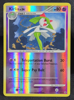 Pokemon TCG Kirlia Reverse Holo 51/127 PL Platinum LP - Image 1
