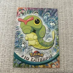 #10 Caterpie , Pokemon TCG Red Logo Topps TV Animation Edition, Reg, NM - Image 1