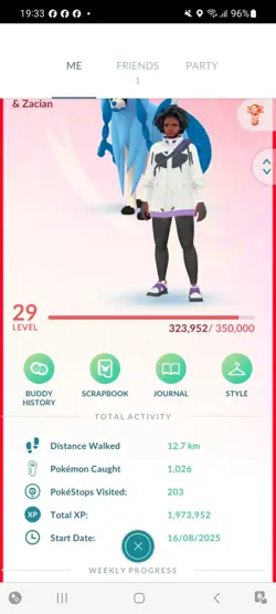Pokemon Go (Stage 29) Shiny Legendary Zacian, zamazenta & shadow Kyogre - Image 1