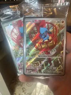 Two Riolu 010 Me: Mega Evolution Promo Holo - SEALED MINT CONDITION POKEMON TCG - Image 1