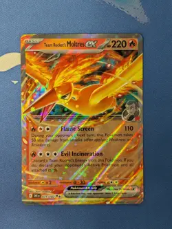 Team Rocket’s Moltres EX 031/182 | Double Rare | Destined Rivals Pokemon TCG NM - Image 1