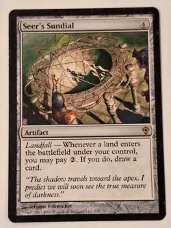 Seer's Sundial - Worldwake - Magic the Gathering MTG Nice! - Image 1