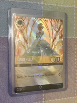 Lorcana Enchanted Cinderella Ballroom Sensation Foil 205 Rise of the Floodborn - Image 1