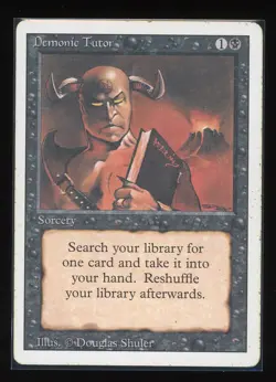 Demonic Tutor - Revised - 1994 - Magic: The Gathering - Image 1