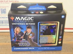 New! Magic The Gathering Doctor Who Commander Deck Universes Beyond Timey-Wimey 195166228815 - Image 1