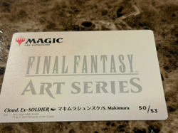 CLOUD, EX-SOLDIER Magic the Gathering MTG Final Fantasy Art Series - Image 2