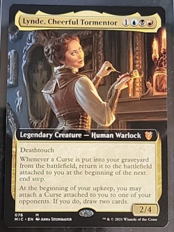 Lynde, Cheerful Tormentor Extended Art Commander: Innistrad: Midnight Hunt - Image 1
