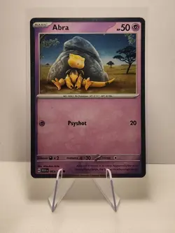 Abra - (Cosmos Holo) 063/165 Pokemon SV: 151 TCG NM - Image 1