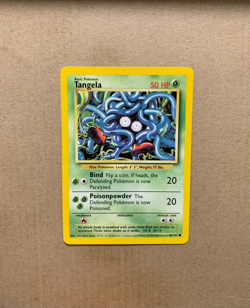 Tangela 66/102 Base Set - Common Pokemon Card - EXCELLENT - Image 1