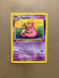 1st Edition FRENCH Slowbro 43/62 Fossil Set - Uncommon Pokemon Card - LP - Image 1