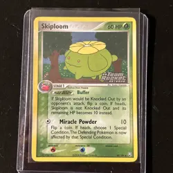 Skiploom 49/109 Team Rocket Returns Reverse Holo Stamp Ex 2005 Pokemon LOOK MINT - Image 2