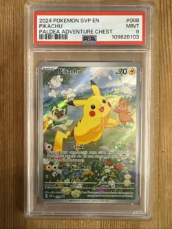 Pikachu - SVP 088 - Full Art Promo Black Star Rare Holo - Pokemon PSA 9 - Image 1