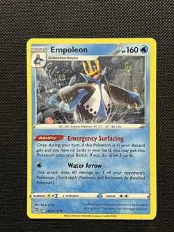 Pokemon SWSH PROMO - Empoleon - 037/172 - Cosmos Holo Rare - M/NM - Image 2