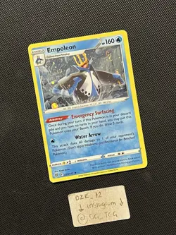 Pokemon SWSH PROMO - Empoleon - 037/172 - Cosmos Holo Rare - M/NM - Image 3