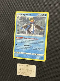 Pokemon SWSH PROMO - Empoleon - 037/172 - Cosmos Holo Rare - M/NM - Image 4