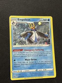 Pokemon SWSH PROMO - Empoleon - 037/172 - Cosmos Holo Rare - M/NM - Image 5