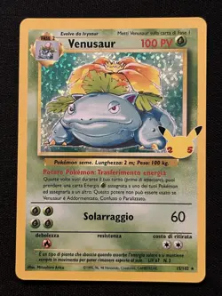 Pokemon Venusaur set base italiano holo gran festa 25th anniversario 15/102 - Image 1