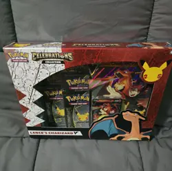 Pokemon Celebrations Lance's Charizard V Box New SEALED FAST SHIP! - Image 1