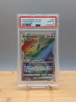 2022 Pokemon s10b Dragonite VSTAR #086 Japanese PSA 10 - Image 1