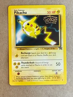 Pikachu Movie Promo 04/53 Black Star Promo Regular Pokemon card Near Mint / NM - Image 1