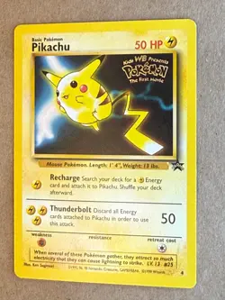 Pikachu Movie Promo 04/53 Black Star Promo Regular Pokemon card Near Mint / NM - Image 3