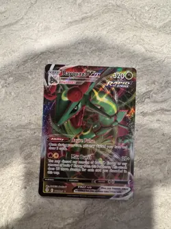 Pokemon Rayquaza VMAX Holo Ultra Rare Card 111/203SWSH07: Evolving Skies - Image 1