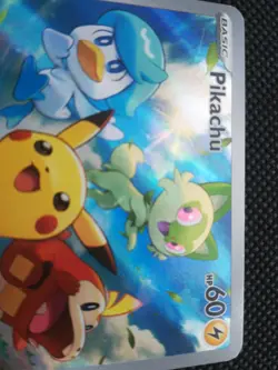 Pikachu SVP027 Paldea Evolved EN Black Star Promo Holo SVP EN 027 Pokemon TCG - Image 2