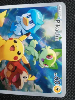 Pikachu SVP027 Paldea Evolved EN Black Star Promo Holo SVP EN 027 Pokemon TCG - Image 3