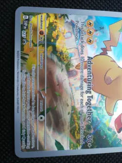Pikachu SVP027 Paldea Evolved EN Black Star Promo Holo SVP EN 027 Pokemon TCG - Image 4