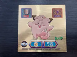 Pokemon Clefairy 163 sticker Super Dx Gold 1999 Amada Nintendo Japanese - Image 1