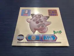 Pokemon Clefairy 163 sticker Super Dx Gold 1999 Amada Nintendo Japanese - Image 2
