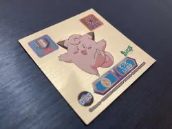 Pokemon Clefairy 163 sticker Super Dx Gold 1999 Amada Nintendo Japanese - Image 3