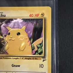 Pikachu 87/130 Near Mint Pokemon Base Set 2 WOTC Common - Image 3