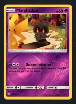 Marshadow 103/236 Reverse Holo Cosmic Eclipse Pokemon Card - Image 1