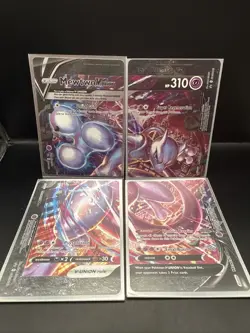 Pokemon Mewtwo V-UNION [Set of 4] SWSH: Sword & Shield Promo Cards - Image 1