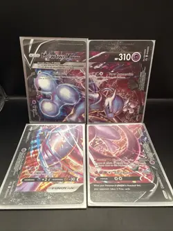 Pokemon Mewtwo V-UNION [Set of 4] SWSH: Sword & Shield Promo Cards - Image 2