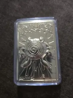 Poliwhirl - 1999 Burger King Pokemon 23k Gold Plated Trading Card With COA - Image 1