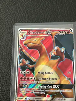 Pokemon Card - Charizard GX SM60 SM Sun & Moon Black Star Promo Full Art 2017 - Image 2