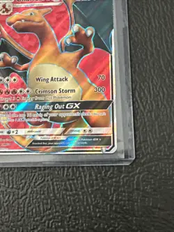 Pokemon Card - Charizard GX SM60 SM Sun & Moon Black Star Promo Full Art 2017 - Image 5