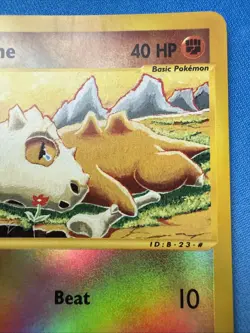 Cubone 103/165 Reverse Holo Expedition 2002 Pokemon TCG - Image 5