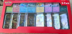 Pokemon TCG: Scarlet & Violet - Prismatic Evolutions 8 Pack Mini Tin Set - Image 1
