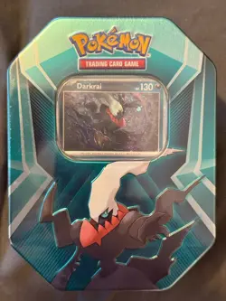 FACTORY SEALED-Pokemon TCG: Darkrai Triple Whammy Collector's Tin-BRAND NEW - Image 1