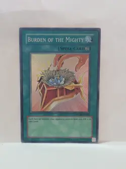 YUGIOH BURDEN OF THE MIGHTY WC08 SUPER PLAYED - Image 1