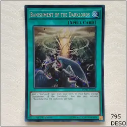 Banishment of the Darklords - DESO-EN034 - Secret Rare 1st Edition Yugioh - Image 1